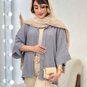 مانتو پانچ بغل چاک کد 5151