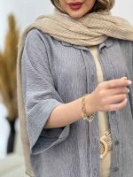 مانتو پانچ بغل چاک کد 5151 - تصویر 14