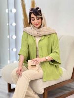 مانتو پانچ بغل چاک کد 5151 - تصویر 13