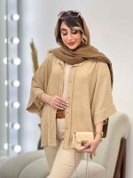 مانتو پانچ بغل چاک کد 5151 - تصویر 3