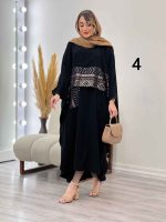 ست دو تکه تک جیب پولک دوزی کد 5140 - تصویر 6