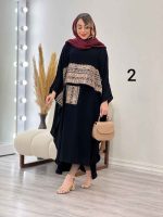 ست دو تکه تک جیب پولک دوزی کد 5140 - تصویر 2