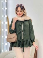 شومیز چین دار دلربا کد 5185 - تصویر 7