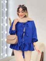 شومیز چین دار دلربا کد 5185 - تصویر 14