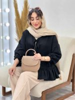شومیز چین دار دلربا کد 5185 - تصویر 6