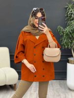 مانتو لینن ده دکمه کد 5173 - تصویر 3