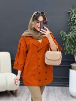 مانتو لینن ده دکمه کد 5173 - تصویر 20