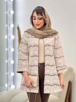 مانتو دانتل مغزی دوزی کد 5171 - تصویر 2