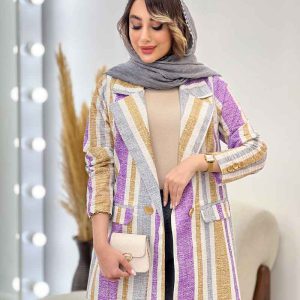 مانتو دو جیب نما کژال کد 5178