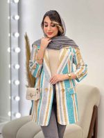 مانتو دو جیب نما کژال کد 5178 - تصویر 2