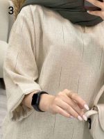 مانتو لینن نچرال مهگل کد 5192 - تصویر 7