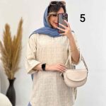 مانتو لینن نچرال مهگل کد 5192
