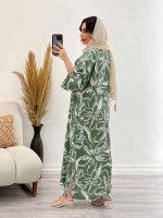 پیراهن بلند جیب پیله کد 5184 - تصویر 16