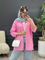 مانتو پایین هلال آفرینا کد 5189 - تصویر 23