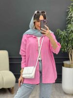 مانتو پایین هلال آفرینا کد 5189 - تصویر 16