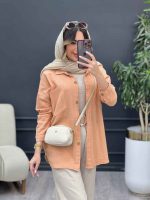 مانتو پایین هلال آفرینا کد 5189 - تصویر 19