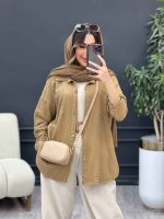مانتو پایین هلال آفرینا کد 5189 - تصویر 6
