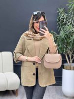 مانتو آستین پاگن نسترن کد 5203 - تصویر 9