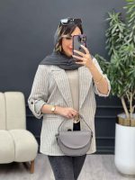 مانتو آستین پاگن نسترن کد 5203 - تصویر 4