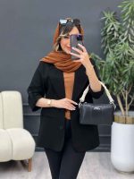 مانتو آستین پاگن نسترن کد 5203 - تصویر 5