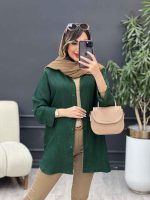 مانتو پایین هلال نگین کد 5191 - تصویر 7