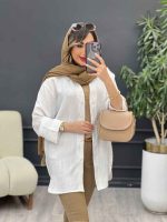 مانتو پایین هلال نگین کد 5191 - تصویر 19