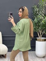 مانتو پایین هلال نگین کد 5191 - تصویر 11