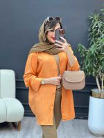 مانتو پایین هلال نگین کد 5191 - تصویر 10