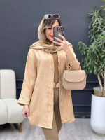 مانتو پایین هلال نگین کد 5191 - تصویر 9
