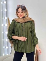 شومیز سه دکمه مایسا کد 5162 - تصویر 10