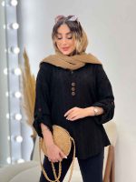 شومیز سه دکمه مایسا کد 5162 - تصویر 9
