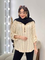 شومیز سه دکمه مایسا کد 5162 - تصویر 3