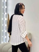 شومیز سه دکمه مایسا کد 5162 - تصویر 16