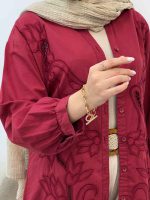 مانتو گلدوزی نیلوفر کد5205 - تصویر 12