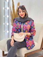 مانتو طرح سنتی نارین کد 5183 - تصویر 4