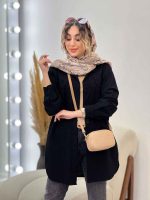 مانتو دو جیب پاکتی پیله دار کد 5137 - تصویر 13