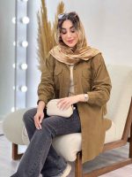 مانتو دو جیب پاکتی پیله دار کد 5137 - تصویر 9
