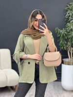 مانتو آستین سگک الیکا کد5202 - تصویر 3