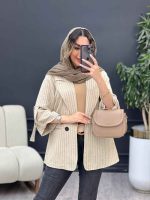 مانتو آستین سگک الیکا کد5202 - تصویر 2