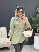 مانتو جلو بسته شیما کد 5197 - تصویر 9