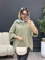 مانتو جلو بسته شیما کد 5197 - تصویر 13