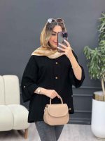 مانتو جلو بسته شیما کد 5197 - تصویر 3
