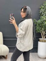 مانتو جلو بسته شیما کد 5197 - تصویر 7