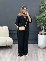 ست مانتو  وشلوار جلو بسته دلوان کد 5209 - تصویر 22