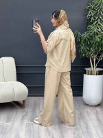 ست مانتو  وشلوار جلو بسته دلوان کد 5209 - تصویر 18