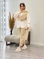 ست سه تکه جلیقه و شلوار کد 4844 - تصویر 8