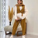 ست سه تکه جلیقه و شلوار کد 4844