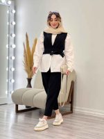 ست سه تکه جلیقه و شلوار کد 4844 - تصویر 5