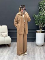 ست مانتو و شلوار دو جیب پایین بند کد 4895 - تصویر 26