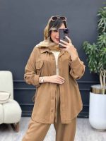 ست مانتو و شلوار دو جیب پایین بند کد 4895 - تصویر 7